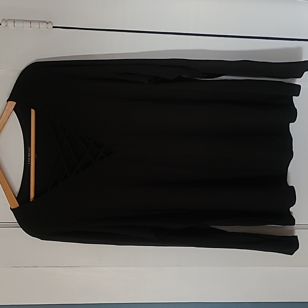 Lane Bryant Criss-cross tee